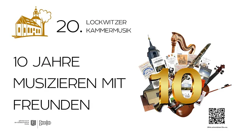 Plakat 10 Jahre Musizieren mit Freunden