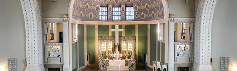 Altarraum der Christuskirche Strehlen